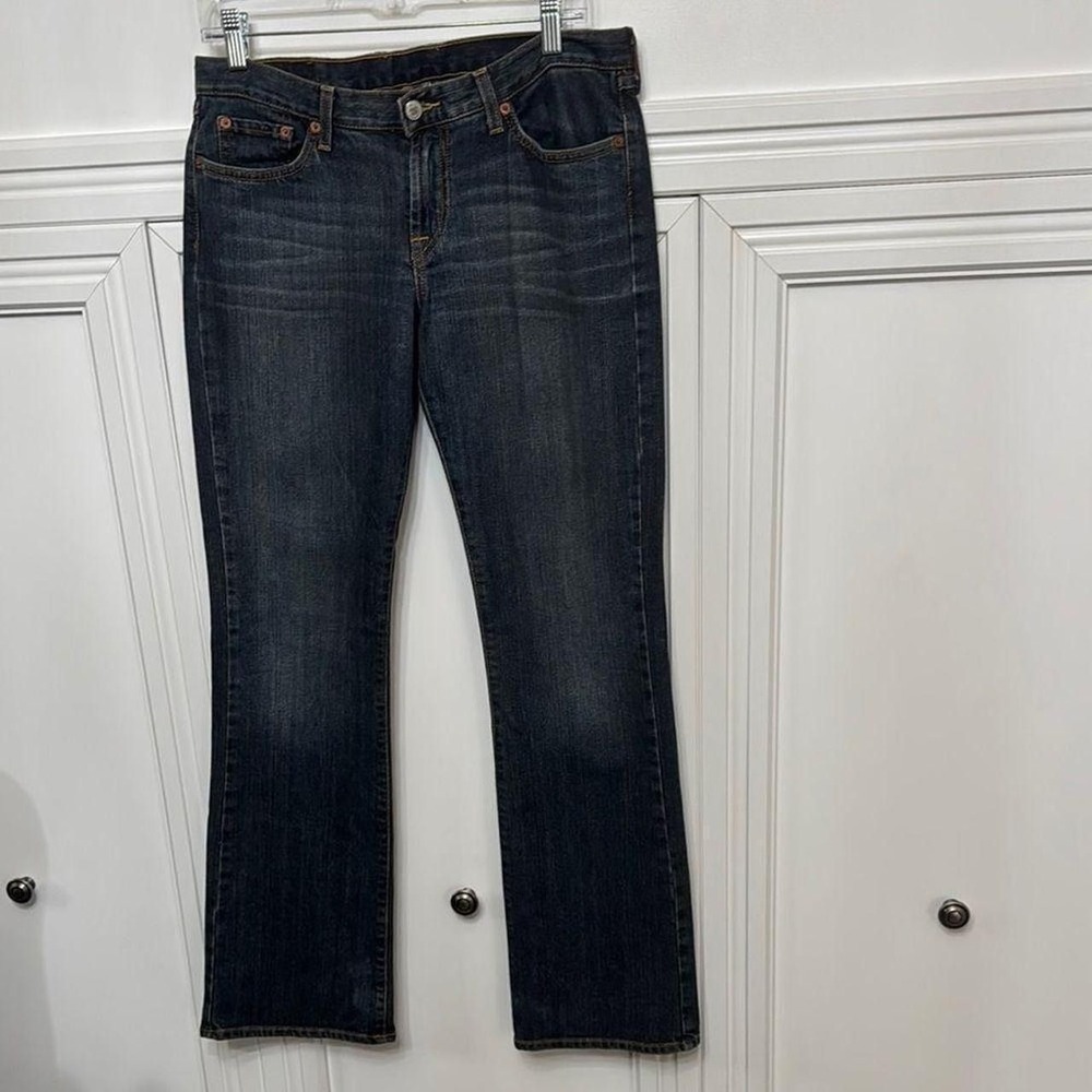 Lucky Brand Dark Wash Skinny Jeans Size 8